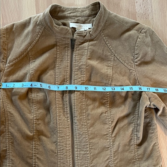 SandroTan Ruffle Hem Jacket - Picture 4 of 6